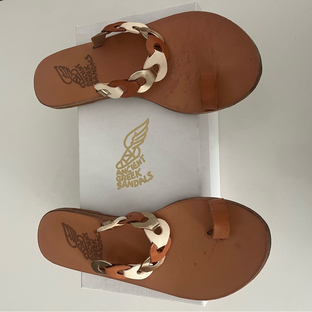 Ancient Greek Sandals Women's Tan Sandals